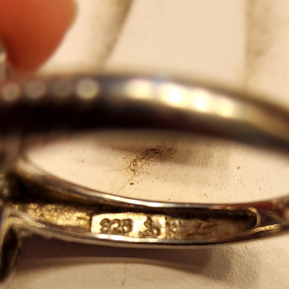 Ruby Filigree Cocktail Statement Ring - image 3